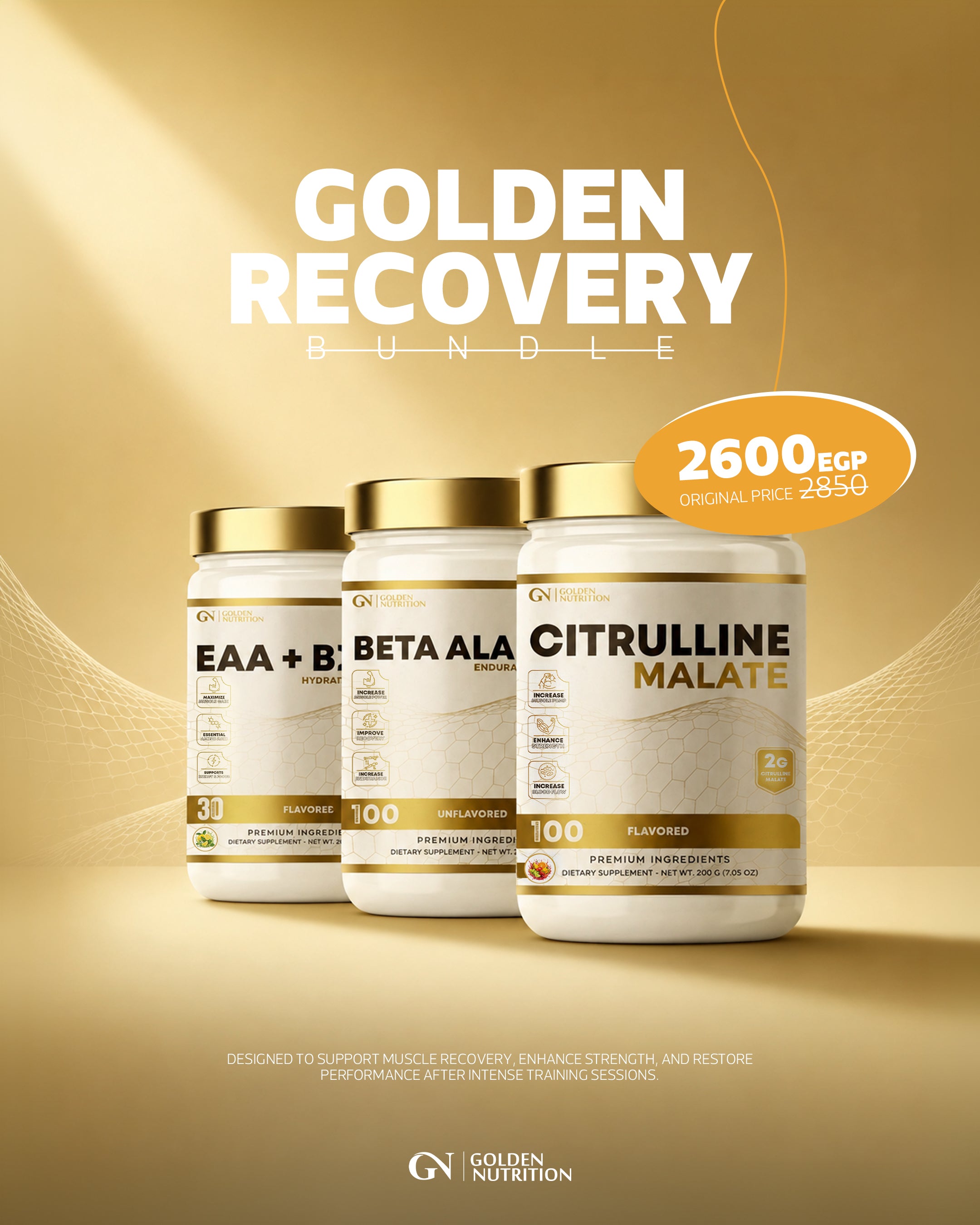 Golden Recovery " lemon mint "