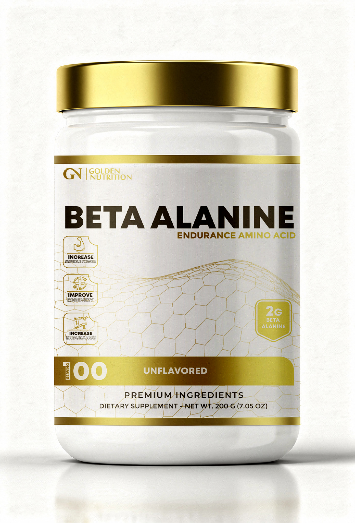 Beta Alanine mockup face